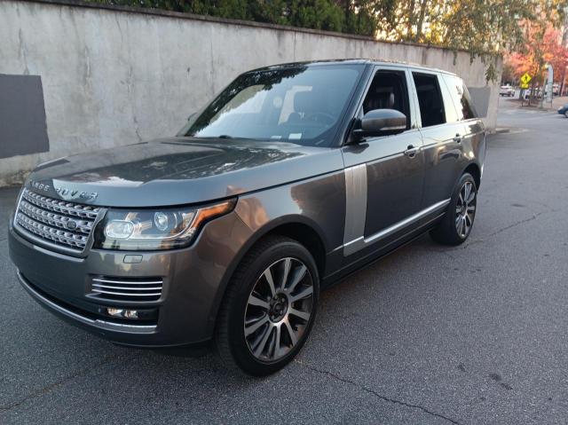 SALGV2TF1FA234753 - 2015 LAND ROVER RANGE ROVE AUTOBIOGRAPHY GRAY photo 2