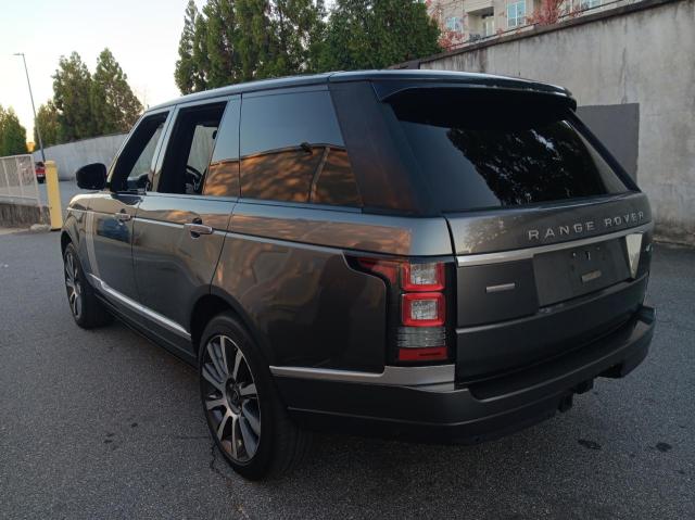 SALGV2TF1FA234753 - 2015 LAND ROVER RANGE ROVE AUTOBIOGRAPHY GRAY photo 3