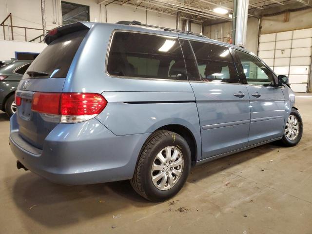 5FNRL3H57AB089813 - 2010 HONDA ODYSSEY EX BLUE photo 3