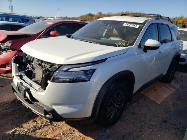 5N1DR3BA5NC236742 - 2022 NISSAN PATHFINDER SV WHITE photo 1