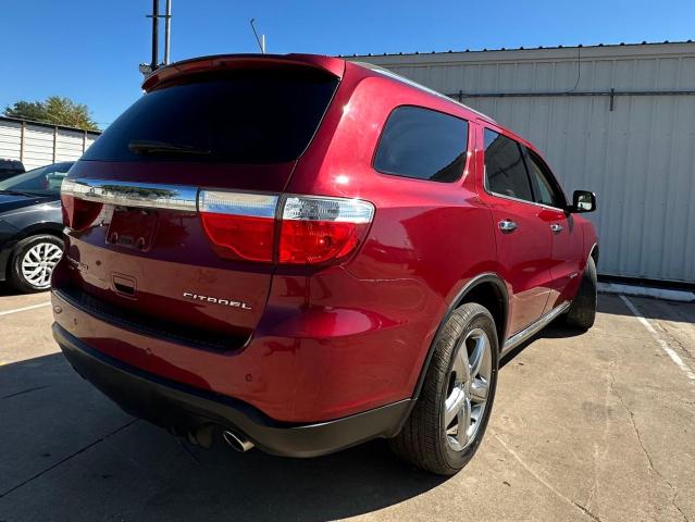 1C4SDJET8DC527892 - 2013 DODGE DURANGO CITADEL RED photo 4