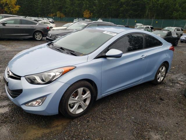 KMHDH6AE9DU004212 - 2013 HYUNDAI ELANTRA CO GS BLUE photo 1