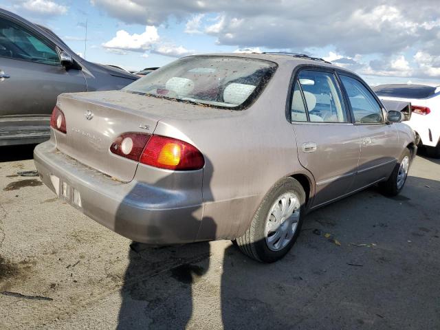 1NXBR12E61Z453154 - 2001 TOYOTA COROLLA CE TAN photo 3