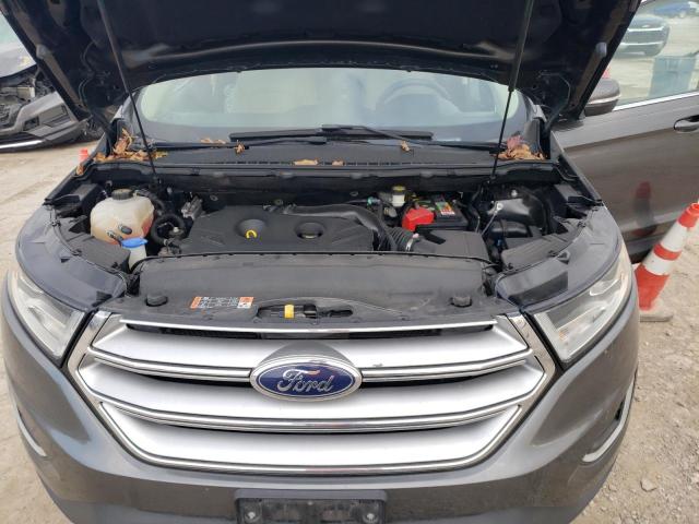 2FMTK3J9XFBB30649 - 2015 FORD EDGE SEL GRAY photo 11