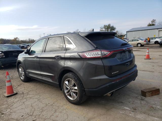 2FMTK3J9XFBB30649 - 2015 FORD EDGE SEL GRAY photo 2