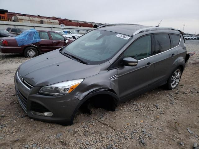 1FMCU9J94EUA13638 - 2014 FORD ESCAPE TITANIUM GRAY photo 1