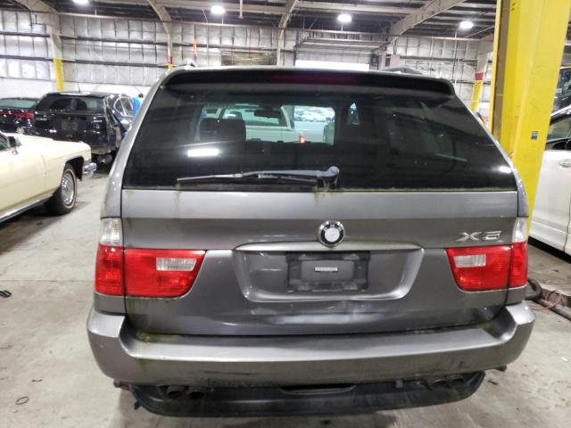 5UXFB53515LV18969 - 2005 BMW X5 4.4I GRAY photo 6