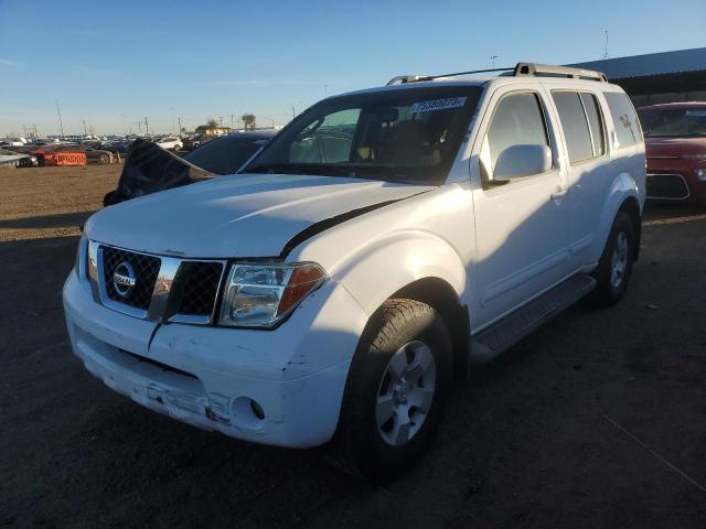 5N1AR18W67C649718 - 2007 NISSAN PATHFINDER LE WHITE photo 1