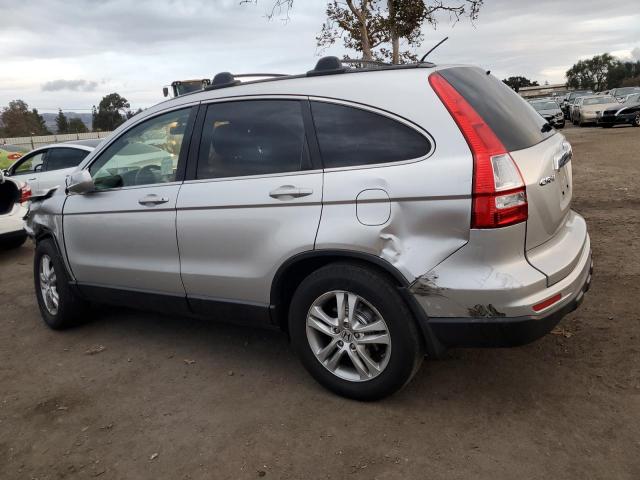 JHLRE3H77BC007186 - 2011 HONDA CR-V EXL SILVER photo 2