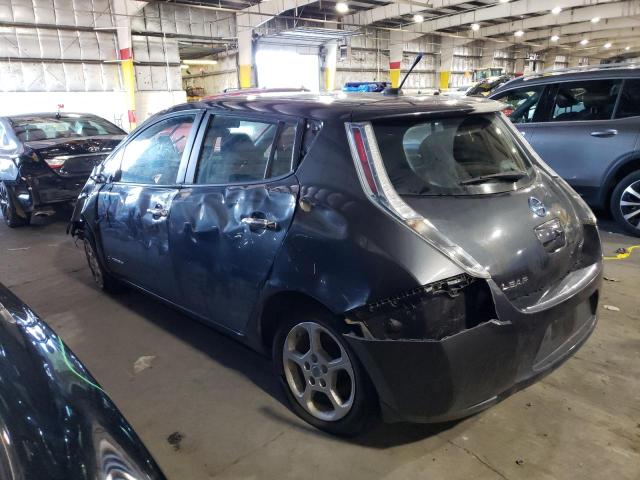 1N4AZ0CP2DC402583 - 2013 NISSAN LEAF S GRAY photo 2