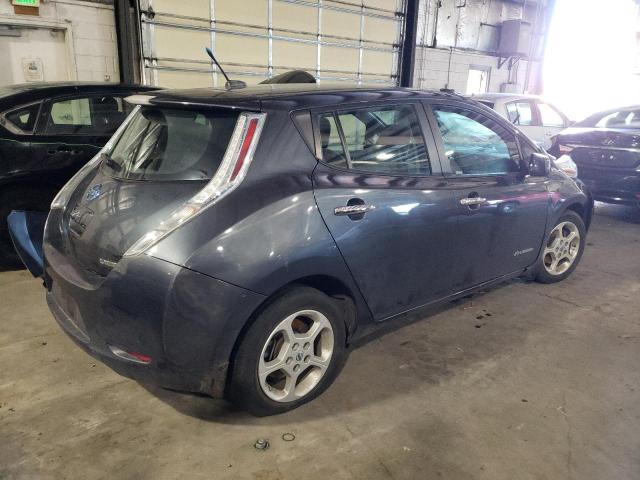 1N4AZ0CP2DC402583 - 2013 NISSAN LEAF S GRAY photo 3