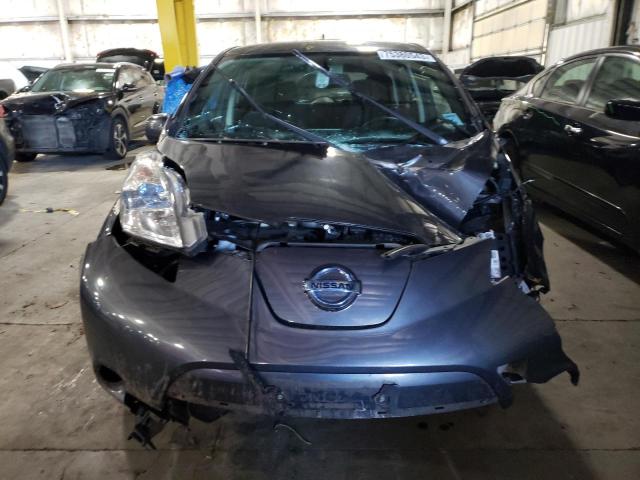 1N4AZ0CP2DC402583 - 2013 NISSAN LEAF S GRAY photo 5