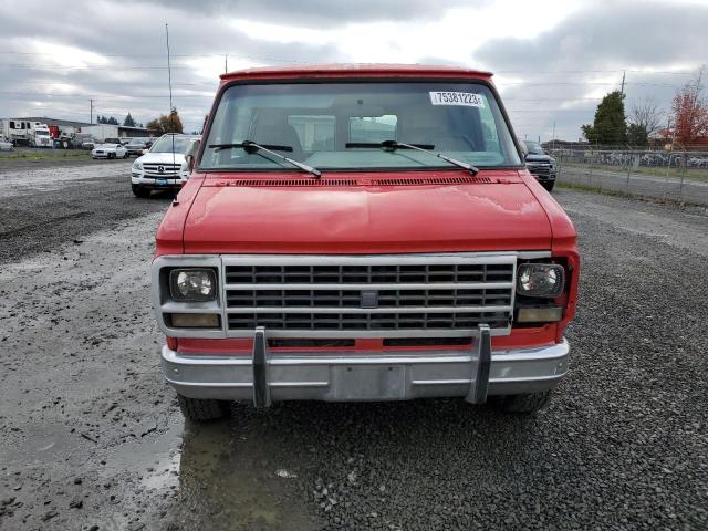 1GCEG25H5PF346211 - 1993 CHEVROLET G20 RED photo 5