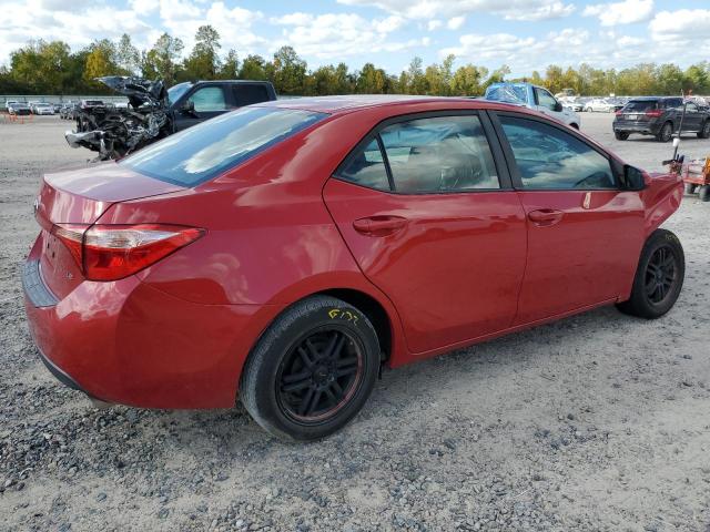 2T1BURHE9KC138260 - 2019 TOYOTA COROLLA L RED photo 3