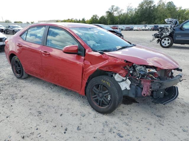 2T1BURHE9KC138260 - 2019 TOYOTA COROLLA L RED photo 4