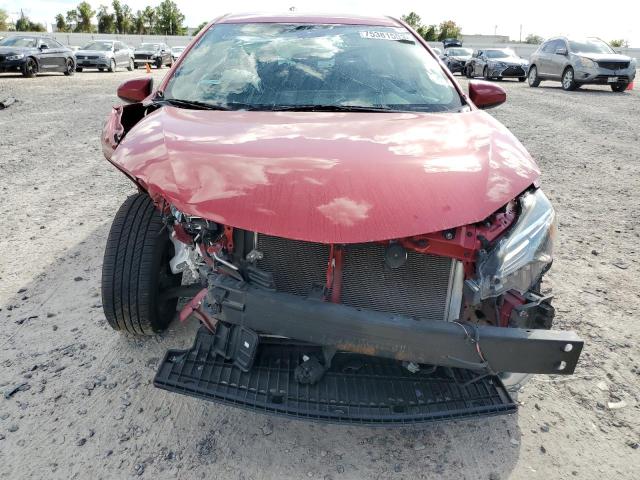 2T1BURHE9KC138260 - 2019 TOYOTA COROLLA L RED photo 5