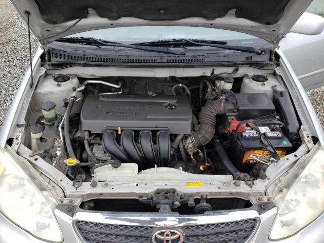 1NXBR32E25Z357779 - 2005 TOYOTA COROLLA CE SILVER photo 11