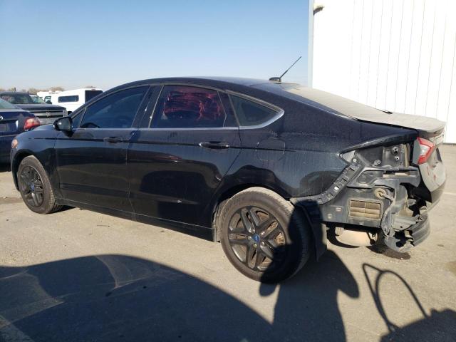 3FA6P0HR3DR169787 - 2013 FORD FUSION SE BLACK photo 2