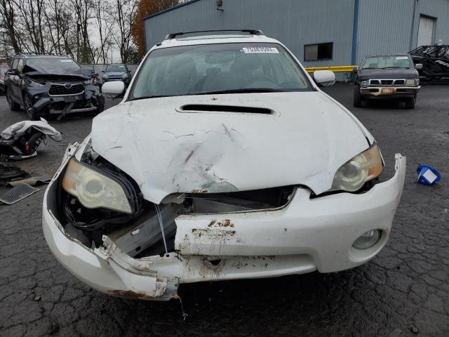 4S4BP67C164301123 - 2006 SUBARU LEGACY OUTBACK 2.5 XT LIMITED WHITE photo 5