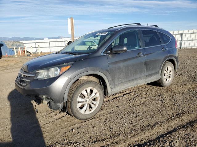 5J6RM4H71CL051363 - 2012 HONDA CR-V EXL GRAY photo 1