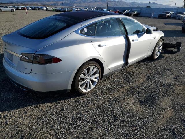5YJSA1H11EFP53800 - 2014 TESLA MODEL S Gümüş foto 3