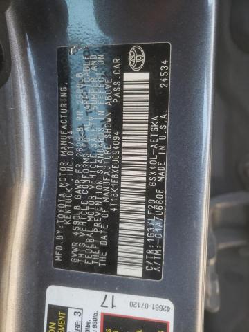 4T1BK1EBXEU094094 - 2014 TOYOTA AVALON BASE 灰色 照片 13