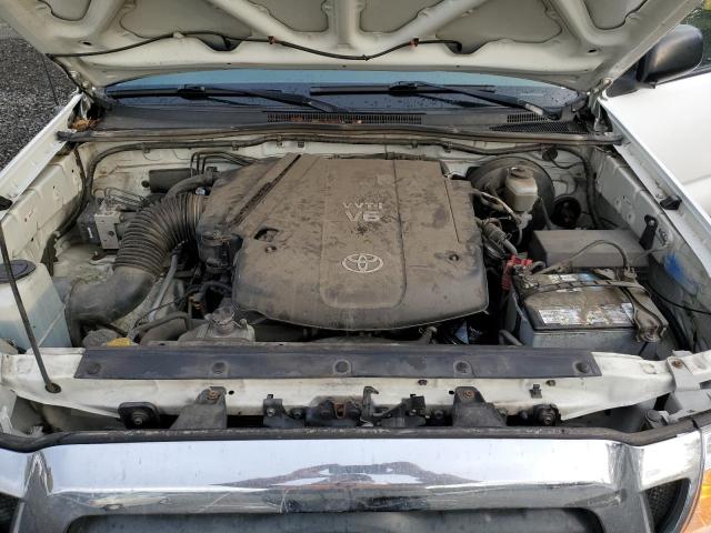 5TEUU42N18Z563513 - 2008 TOYOTA TACOMA ACCESS CAB თეთრი ფოტო 11