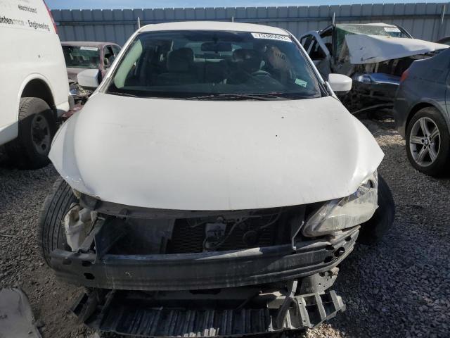 3N1AB7AP0FY321119 - 2015 NISSAN SENTRA S WHITE photo 5