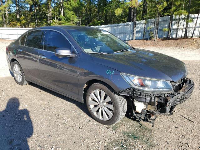 1HGCR3F8XEA007476 - 2014 HONDA ACCORD EXL GRAY photo 4