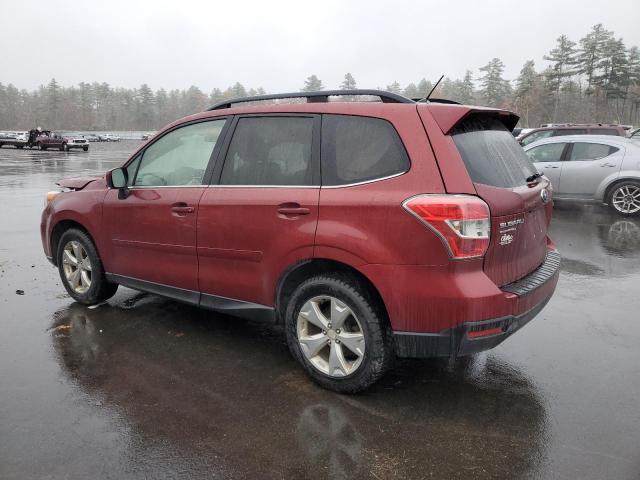 JF2SJAHC9FH445861 - 2015 SUBARU FORESTER 2.5I LIMITED RED photo 2