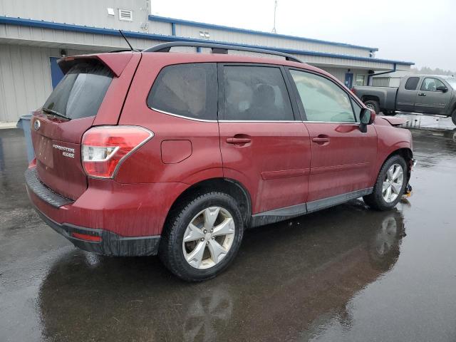 JF2SJAHC9FH445861 - 2015 SUBARU FORESTER 2.5I LIMITED RED photo 3