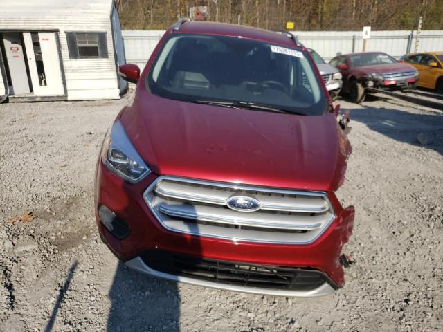 1FMCU0J98KUC23263 - 2019 FORD ESCAPE TITANIUM RED photo 5