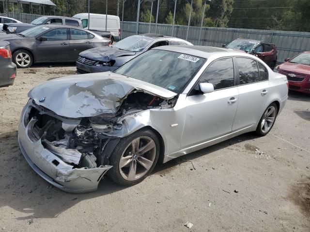 WBANU53588CT17515 - 2008 BMW 528 I SILVER photo 1