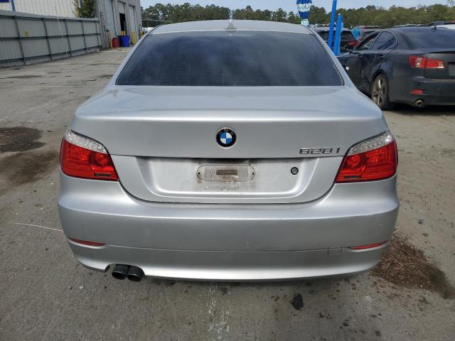 WBANU53588CT17515 - 2008 BMW 528 I SILVER photo 6