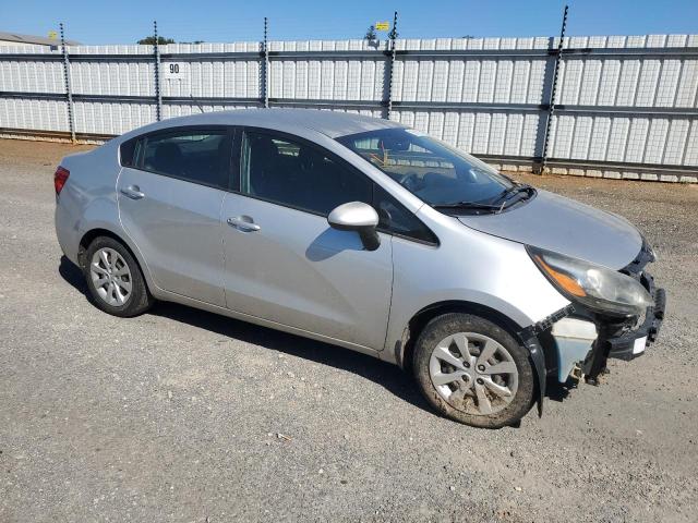 KNADM4A34C6068290 - 2012 KIA RIO LX SILVER photo 4