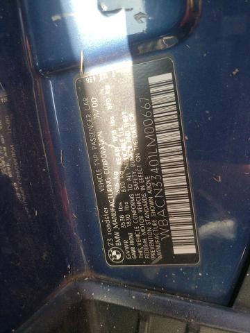 WBACN33401LM00667 - 2001 BMW Z3 2.5 BLUE photo 12