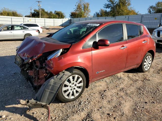 1N4AZ0CP4DC424925 - 2013 NISSAN LEAF S MAROON photo 1