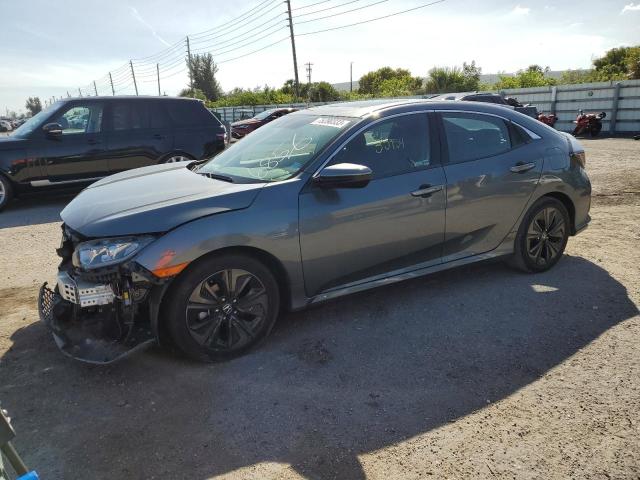 SHHFK7H62KU226856 - 2019 HONDA CIVIC EX GRAY photo 1