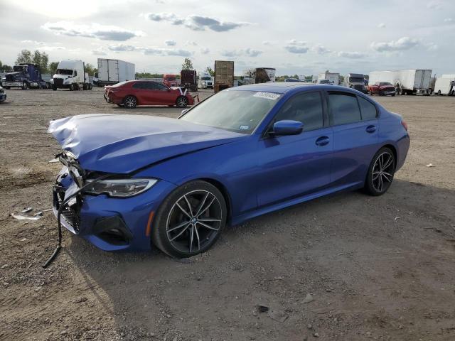 WBA5R1C55KAK07020 - 2019 BMW 330I BLUE photo 1