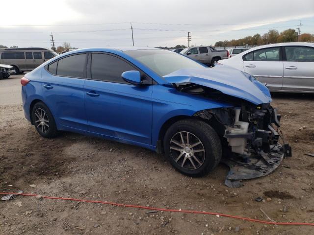 KMHD74LF6HU400617 - 2017 HYUNDAI ELANTRA SE BLUE photo 4