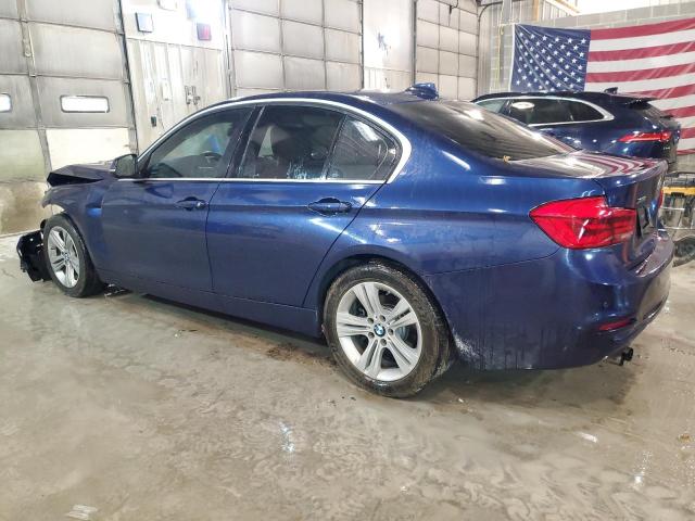 WBA8D9C3XHA011043 - 2017 BMW 330 XI BLUE photo 2