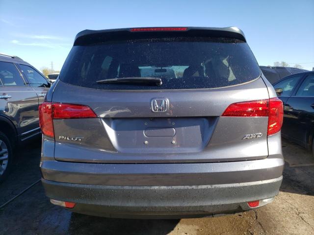 5FNYF6H13JB031067 - 2018 HONDA PILOT LX GRAY photo 6