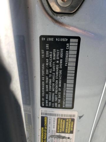 WVWFA71F38V023449 - 2008 VOLKSWAGEN EOS LUX 银色 照片 12