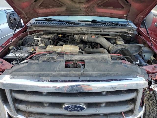 1FTSF31L63ED66201 - 2003 FORD F350 SRW SUPER DUTY RED photo 11