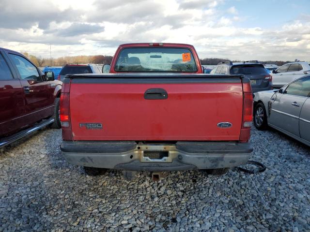 1FTSF31L63ED66201 - 2003 FORD F350 SRW SUPER DUTY RED photo 6