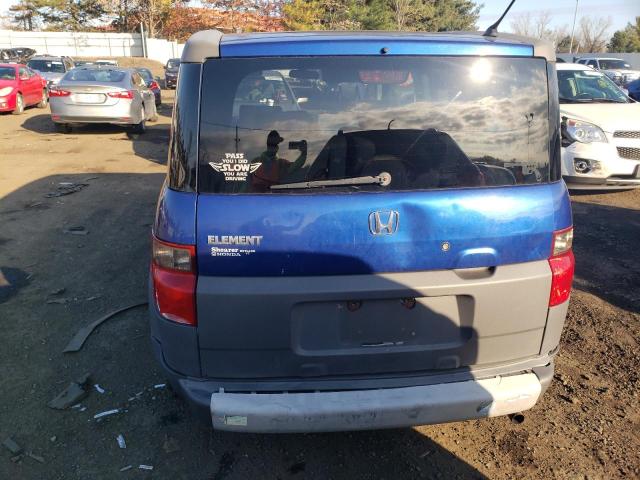 5J6YH28504L005088 - 2004 HONDA ELEMENT EX BLUE photo 6