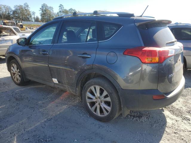 2T3DFREV6EW138492 - 2014 TOYOTA RAV4 LIMITED GRAY photo 2