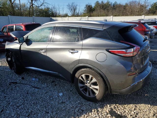 5N1AZ2MH8GN117212 - 2016 NISSAN MURANO S GRAY photo 2