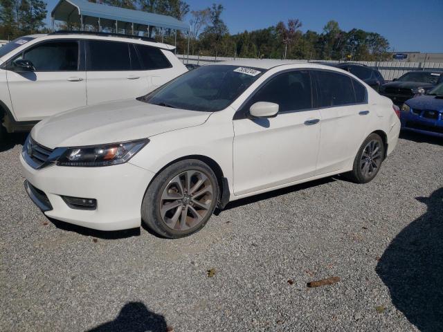 1HGCR2F53FA201946 - 2015 HONDA ACCORD SPORT WHITE photo 1