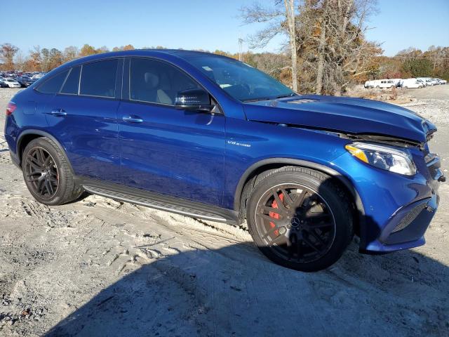 4JGED7FB5KA126391 - 2019 MERCEDES-BENZ GLE COUPE 63 AMG-S BLUE photo 4